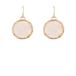 Round Pearl Drop Earrings
